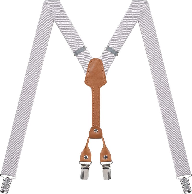 Action Ward Store Women's Suspenders - 1" Width - Y Back 4 Clip Skinny Ladies Suspenders - Image 1